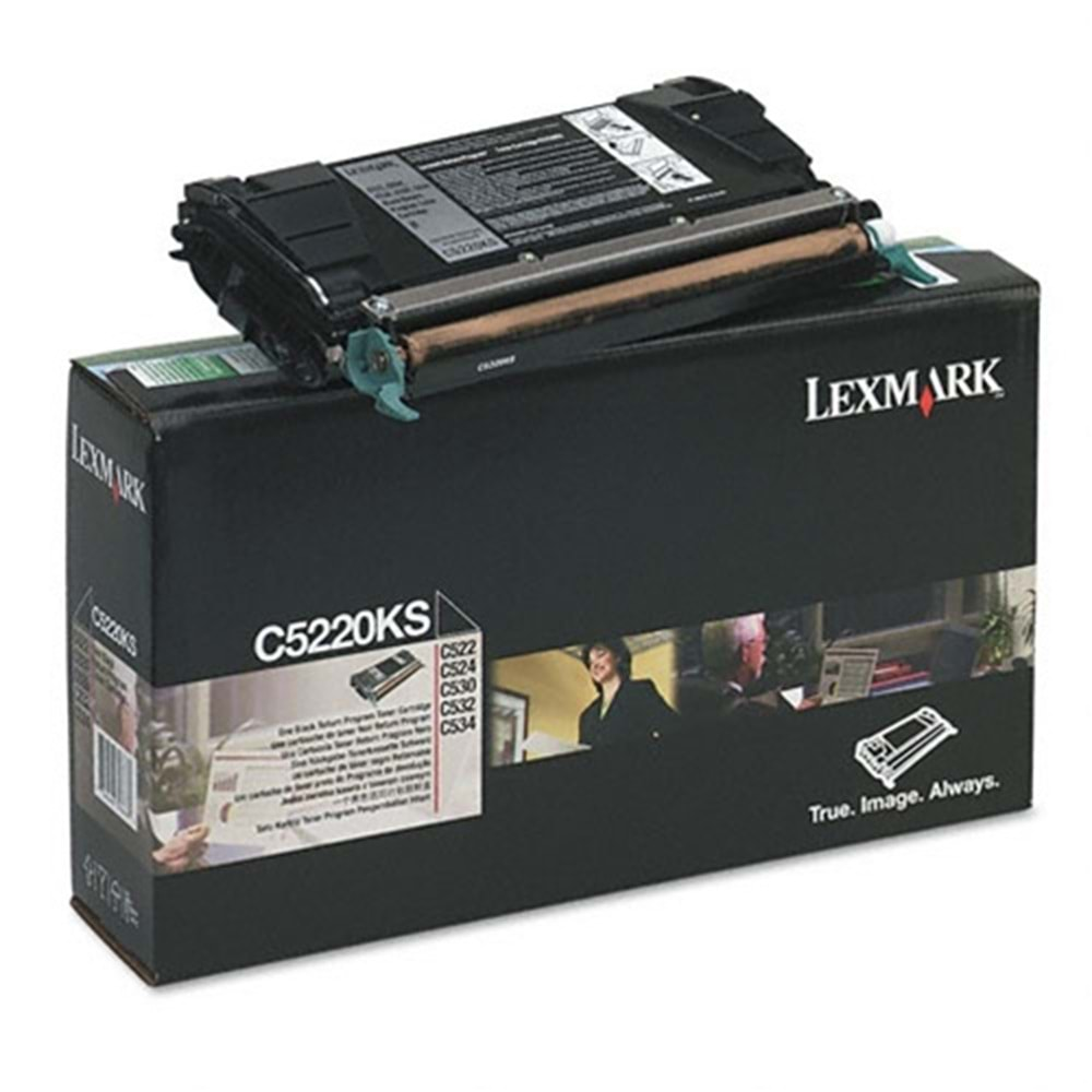 LEXMARK C5220KS C522/C524/C530/C532/C534 SİYAH TONER ORJ 4.000 SAYFA