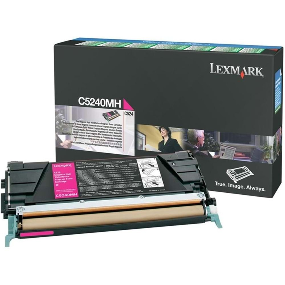 LEXMARK C5240MH C524/532/534 KIRMIZI TONER ORJİNAL 5000 SAYFA