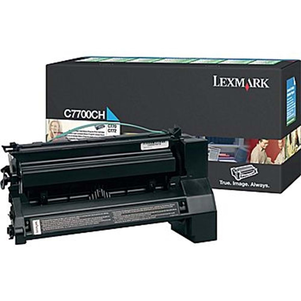 LEXMARK C7700CH C770/772/X772 MAVİ TONER ORJİNAL 10.000 SAYFA