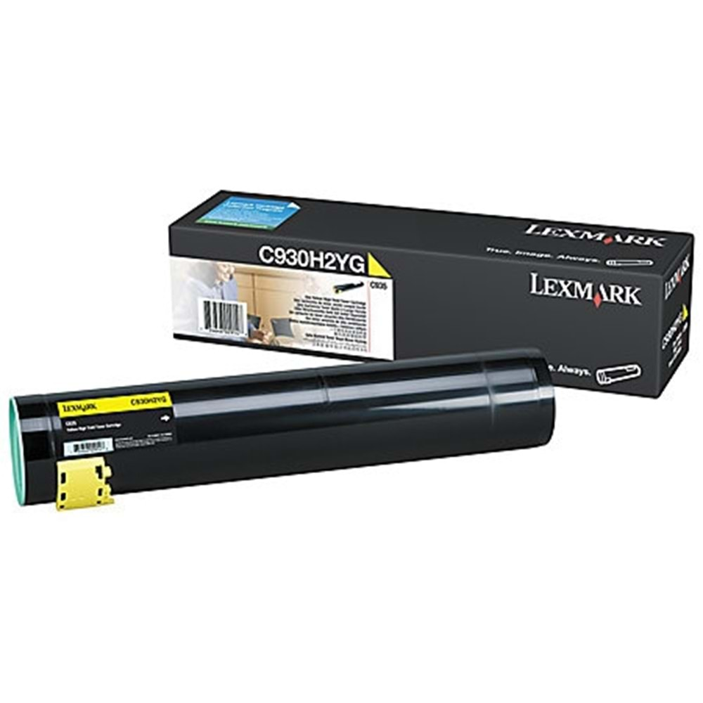 LEXMARK C930H2YG C935 SARI TONER ORJİNAL 24.000 SAYFA