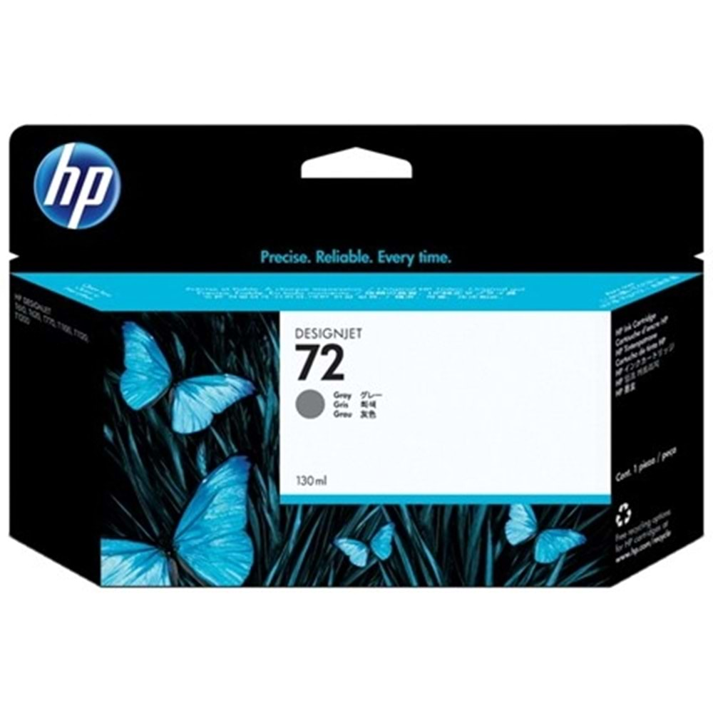 HP C9374A (72) T610/620/770/790/795/1100 GRİ KARTUŞ ORJ. 130 ML.