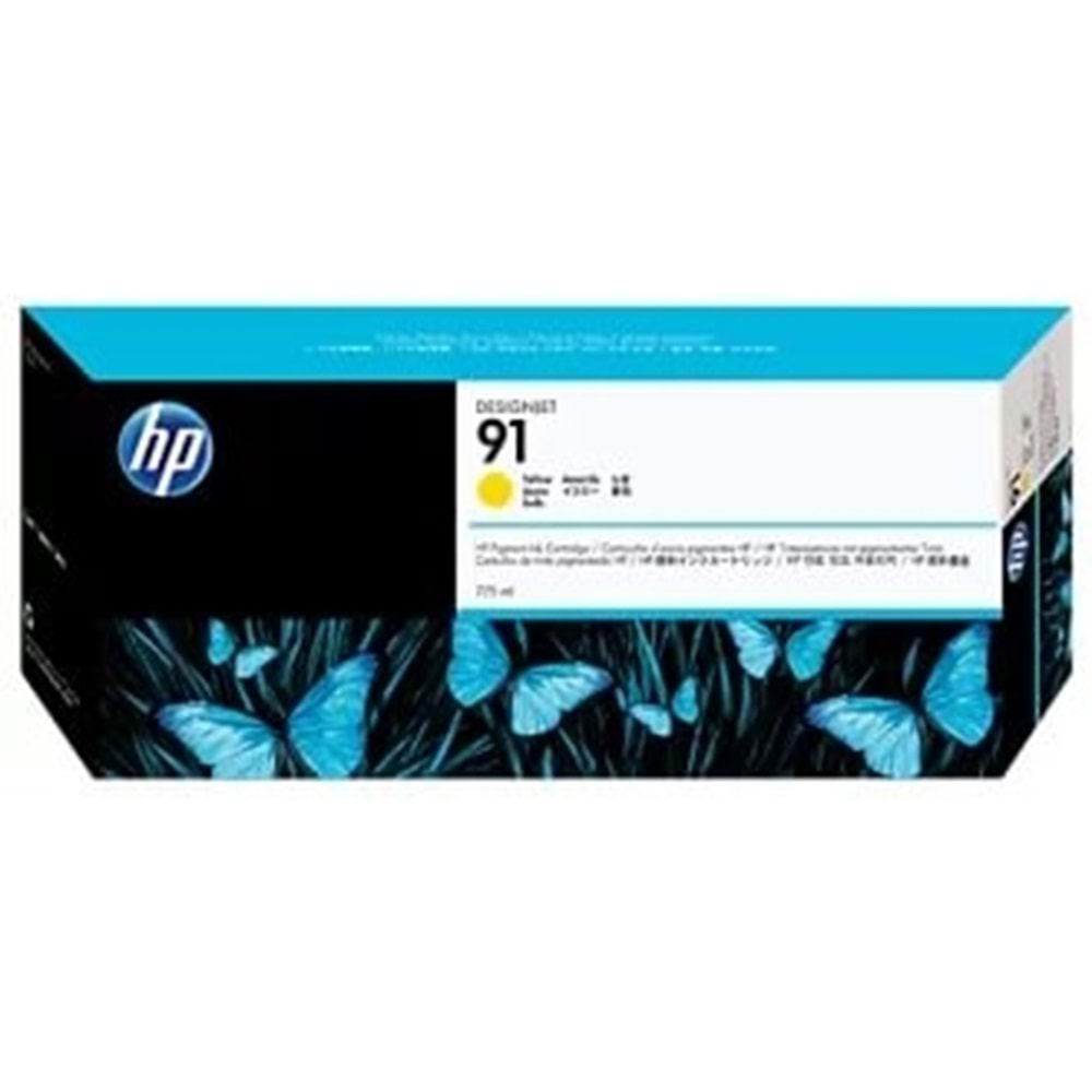 HP C9469A (91) Z6100/Z6100ps SARI KARTUŞ ORJİNAL 775 ML