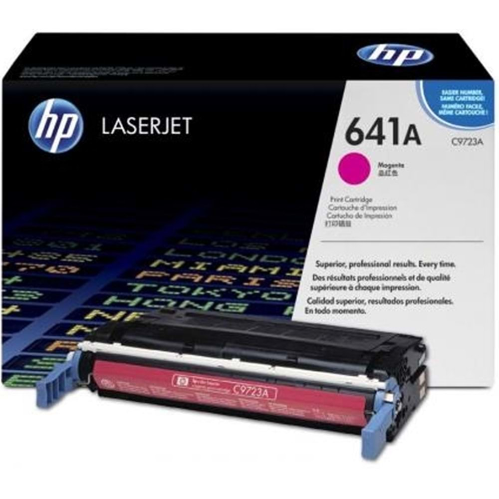 HP C9723A 641A 4600/4650 KIRMIZI ORJİNAL TONER 8.000 SAYFA