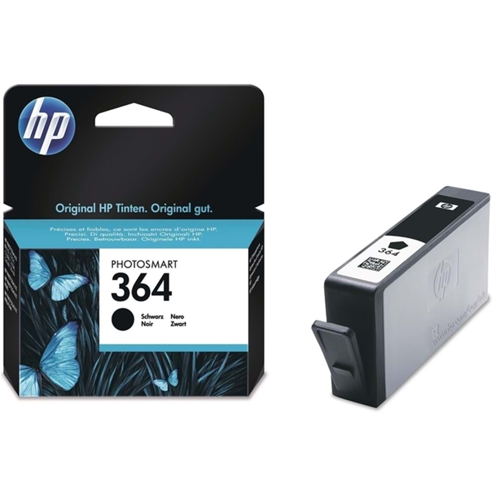 HP CB316EE (364) 3070A/5510/B8550/D5460 SİYAH KARTUŞ ORJ 250 SYF