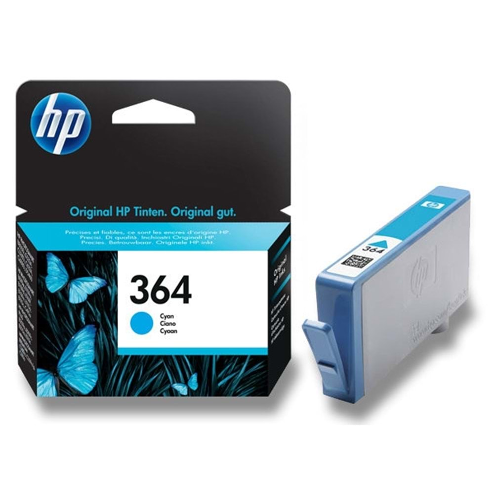 HP CB318EE (364) 3070A/5510/5515/B8550 MAVİ KARTUŞ ORJİNAL 300 SY