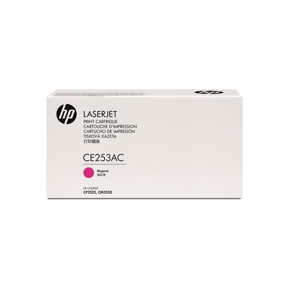 HP CE253AC (504A) CP3525/CM3530 KIRMIZI TONER ORJİNAL 7.000 SAYFA