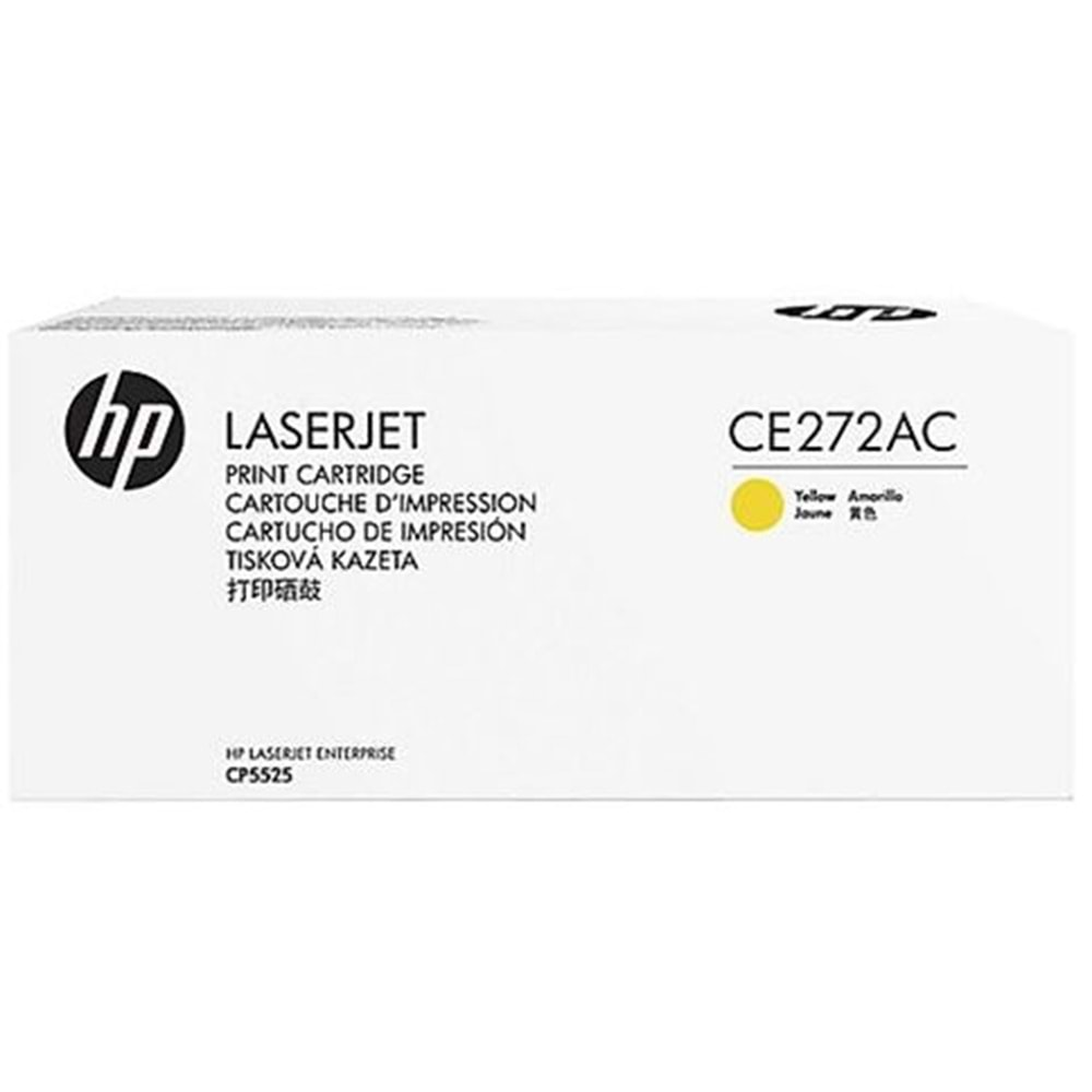 HP CE272AC (650A) CP5525/M750 TAAHHÜTLÜ SARI TONER ORJİNAL 15.000 SAYFA