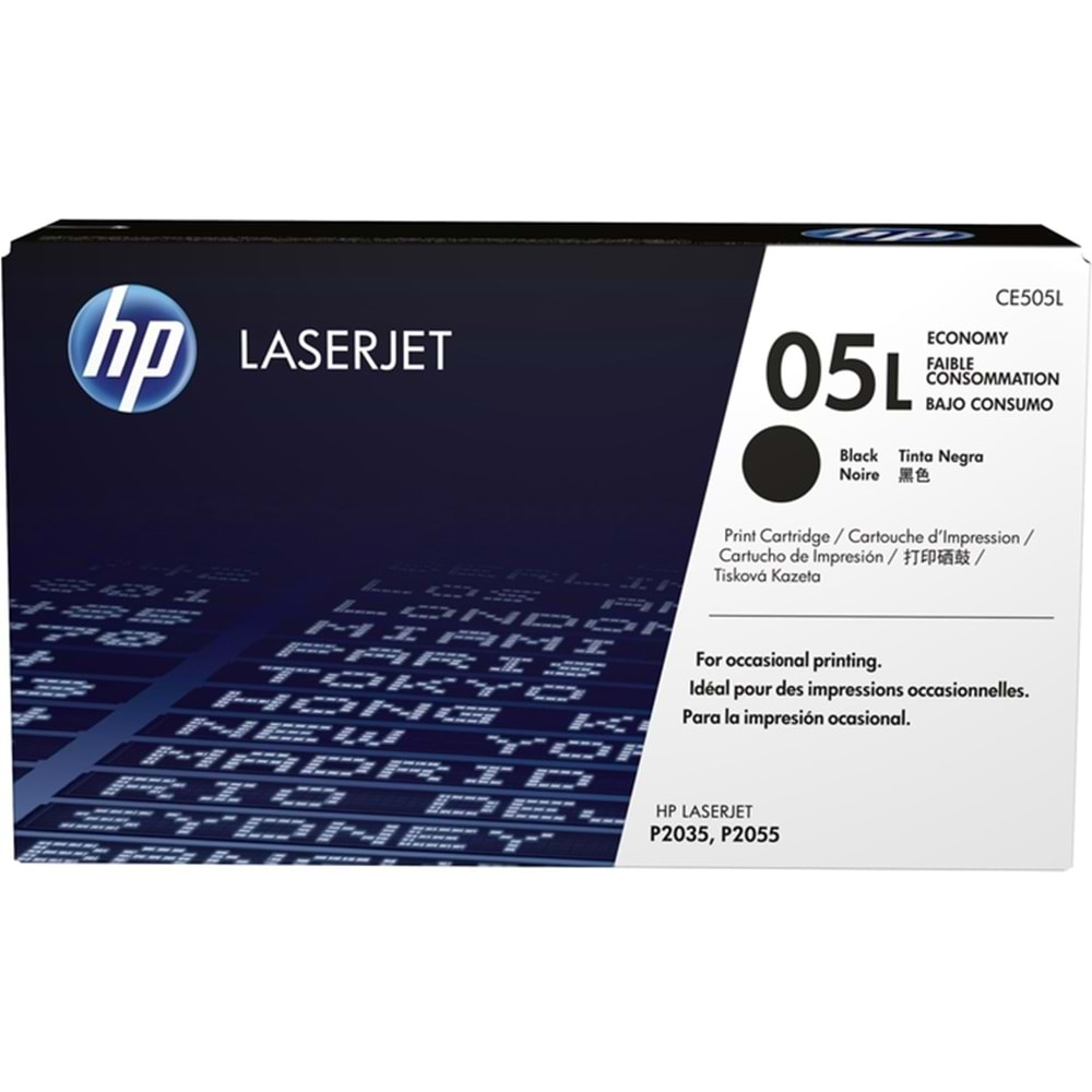 HP CE505L (05A) P2035/2050/P2055 SİYAH TONER ORJİNAL 1.000 SAYFA