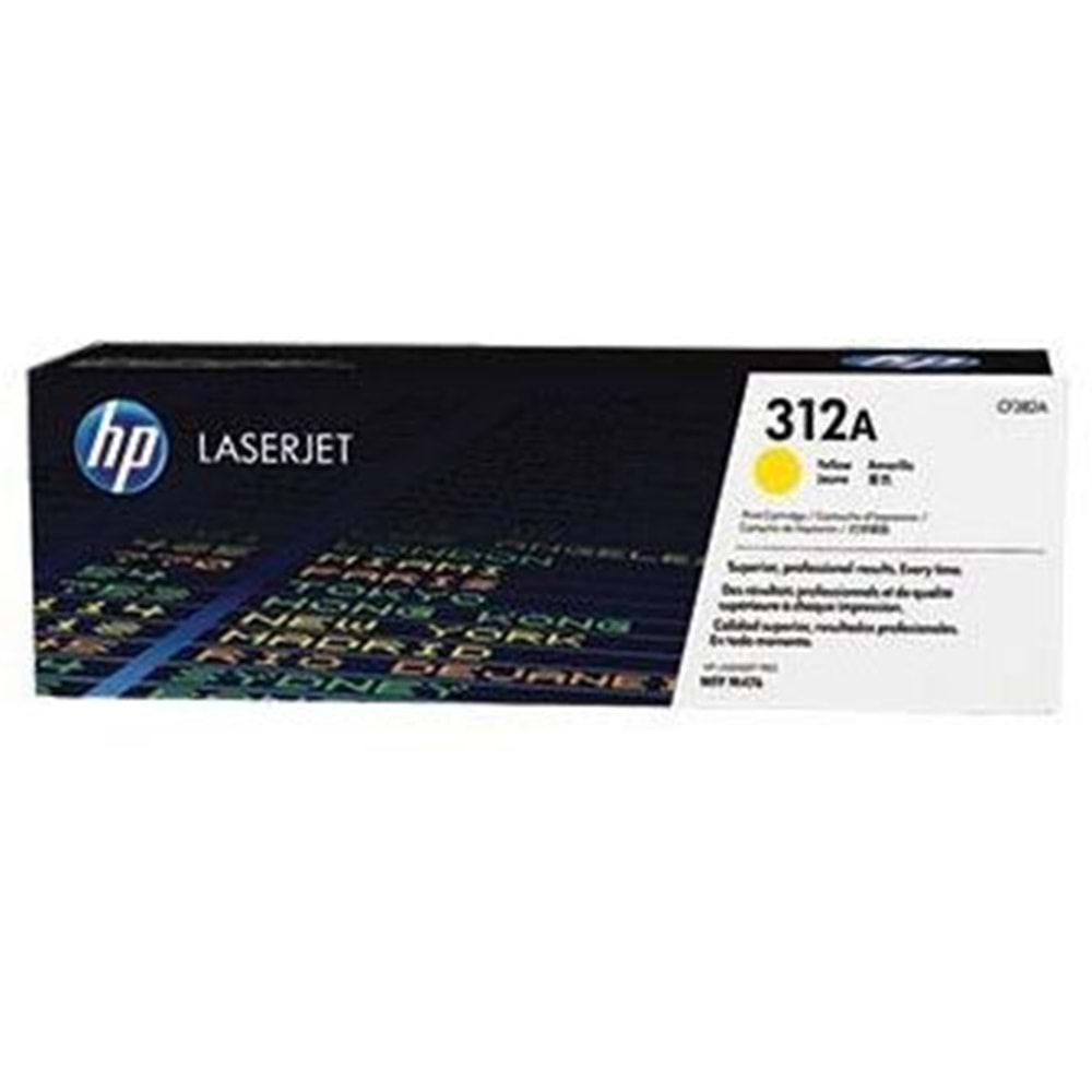 HP CF382A (312A) PRO M476 SARI TONER ORJİNAL 2.700 SAYFA