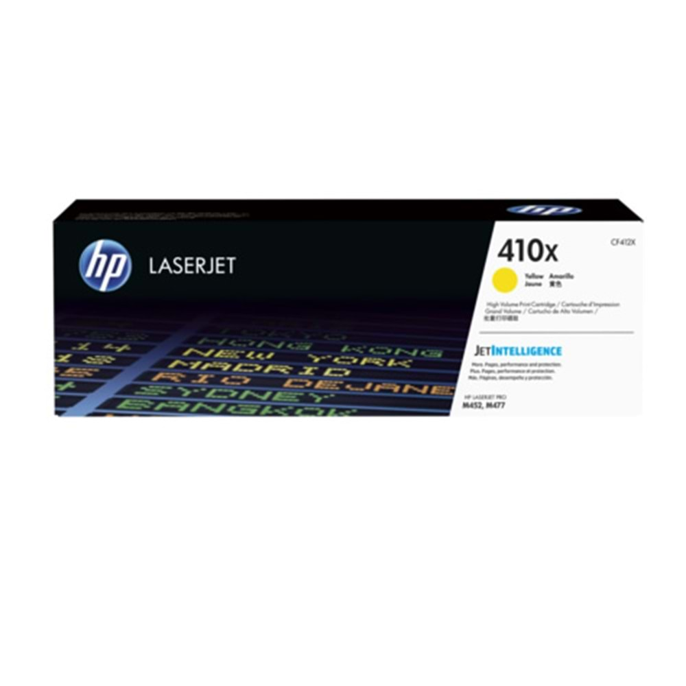 HP CF412X (410X) M452/477 SARI TONER ORJİNAL 5.000 SAYFA