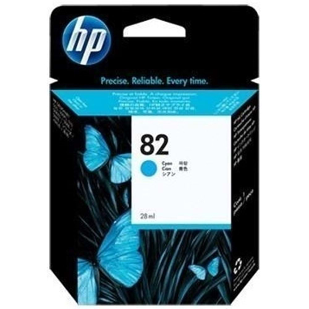 HP CH566A (82) 500/510/800 MAVİ KARTUŞ ORJİNAL 28 ML