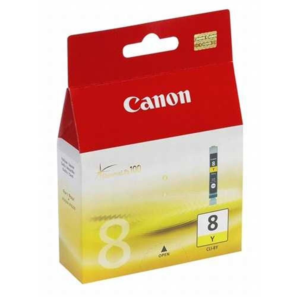 CANON CLI-8Y IP3300/4300/5300/MP500/510 SARI KARTUŞ ORJİNAL