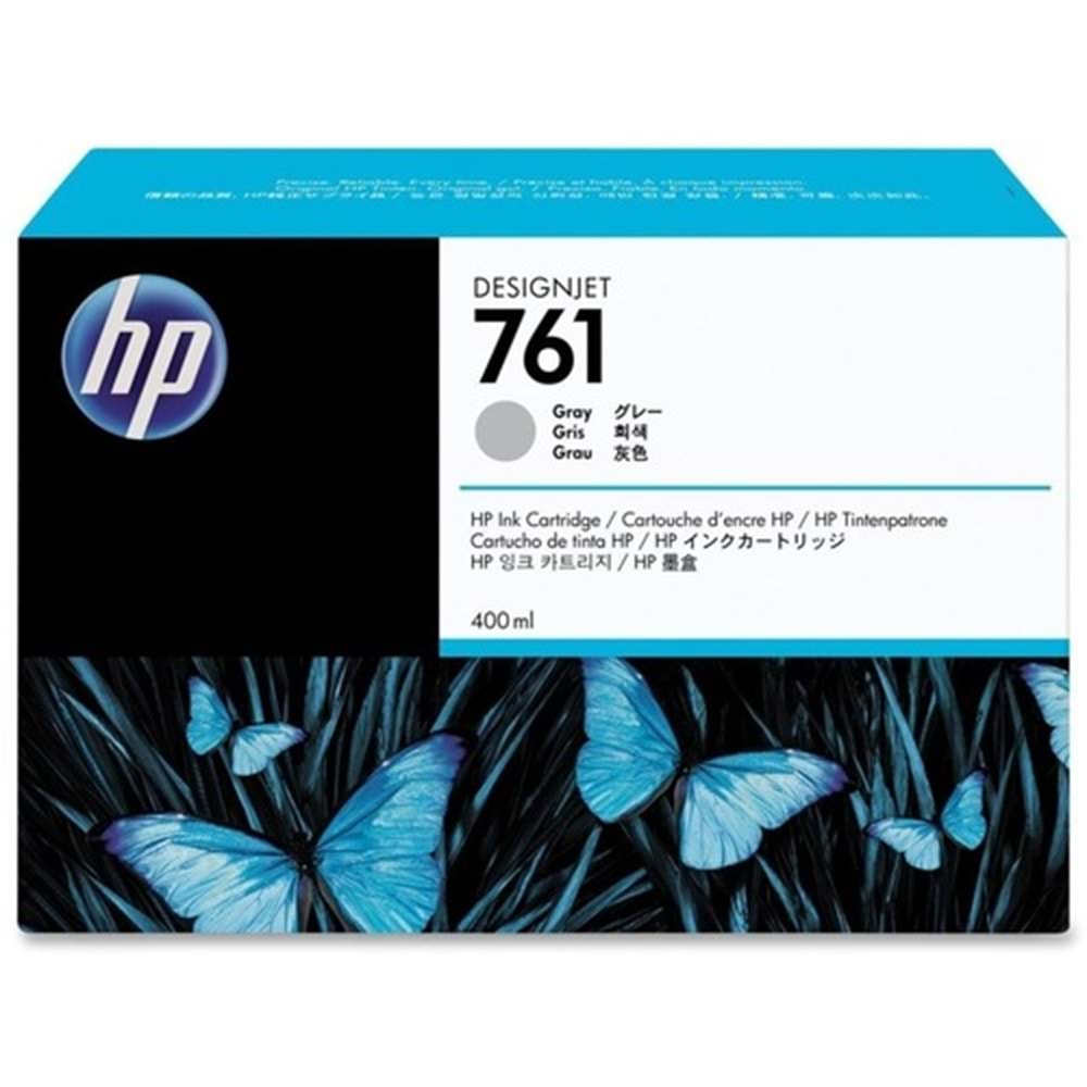 HP CM995A (761) T7100/T7200 GRI KARTUŞ ORJİNAL 400 ML.