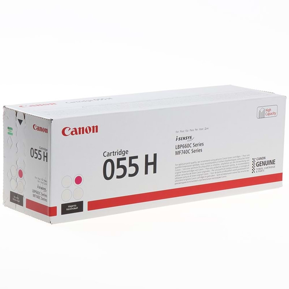 CANON CRG-055HM LBP660/663/MF740/742 KIRMIZI TONER ORJİNAL 5.900 SAYFA 3018C002