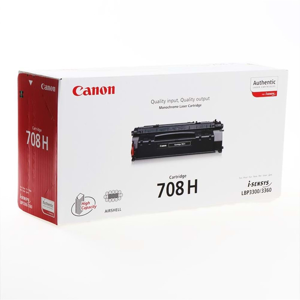 CANON CRG-708H LBP-3300/3360 SİYAH TONER ORJİNAL 6.000 SAYFA 0917B002