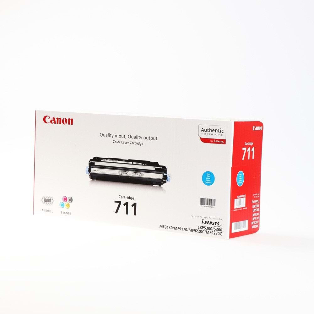 CANON CRG-711C LBP-5300/9130/9280 MAVİ TONER ORJİNAL 6.000 SAYFA 1659B002