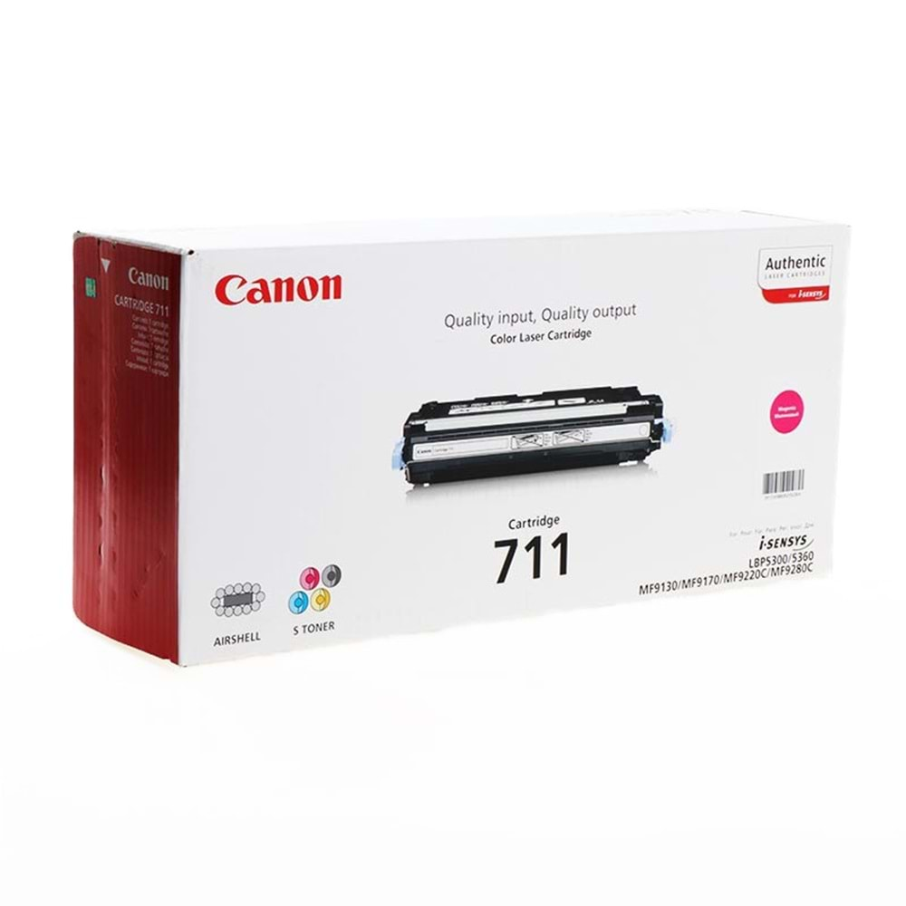 CANON CRG-711M LBP-5300/9130/9280 KIRMIZI TONER ORJİNAL 6.000 SAYFA 1658B002