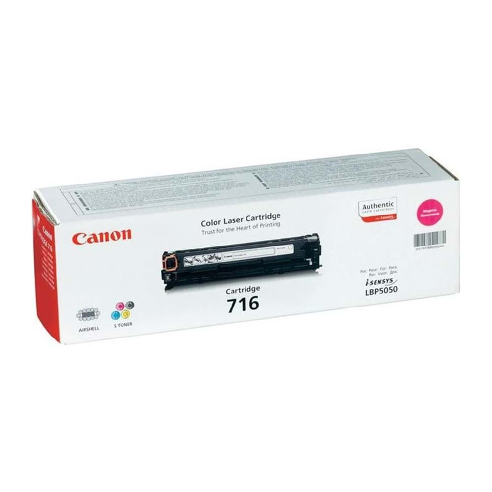 CANON CRG-716M 5050/8030/8050/8080 KIRMIZI ORJİNAL TONER 1.500 SAYFA