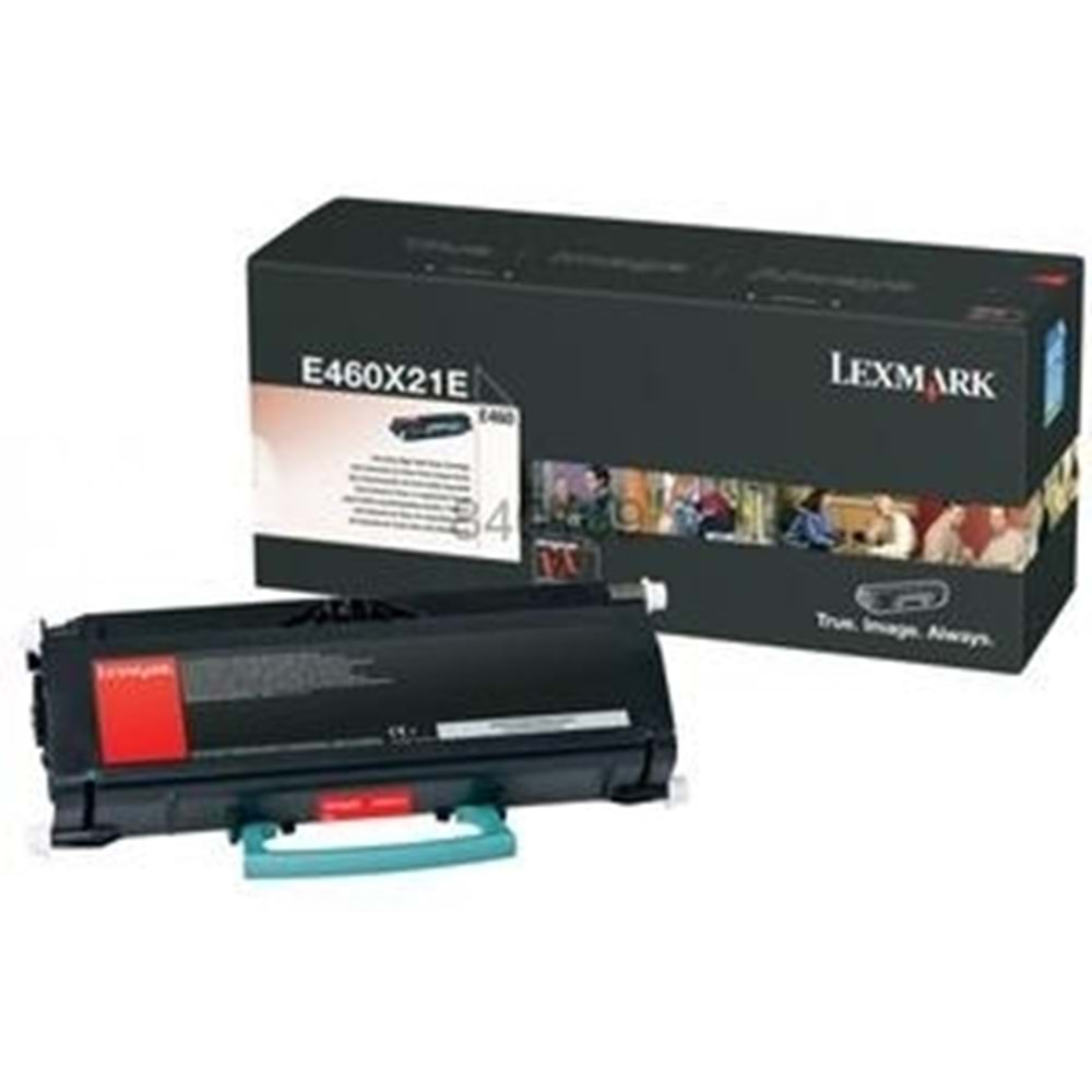 LEXMARK E460X21E E460 SİYAH TONER ORJİNAL 15.000 SAYFA