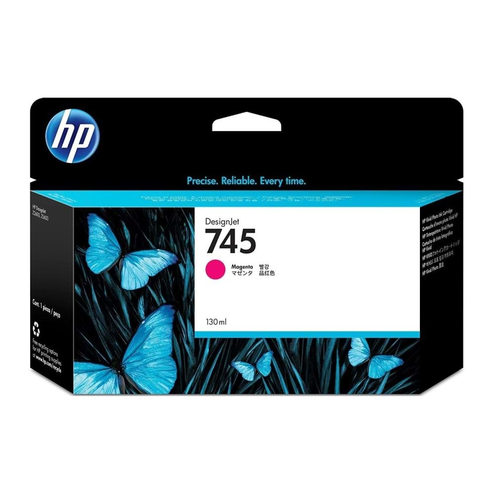 HP F9J95A (745) Z2600/5600 KIRMIZI KARTUŞ ORJİNAL 130 ML.