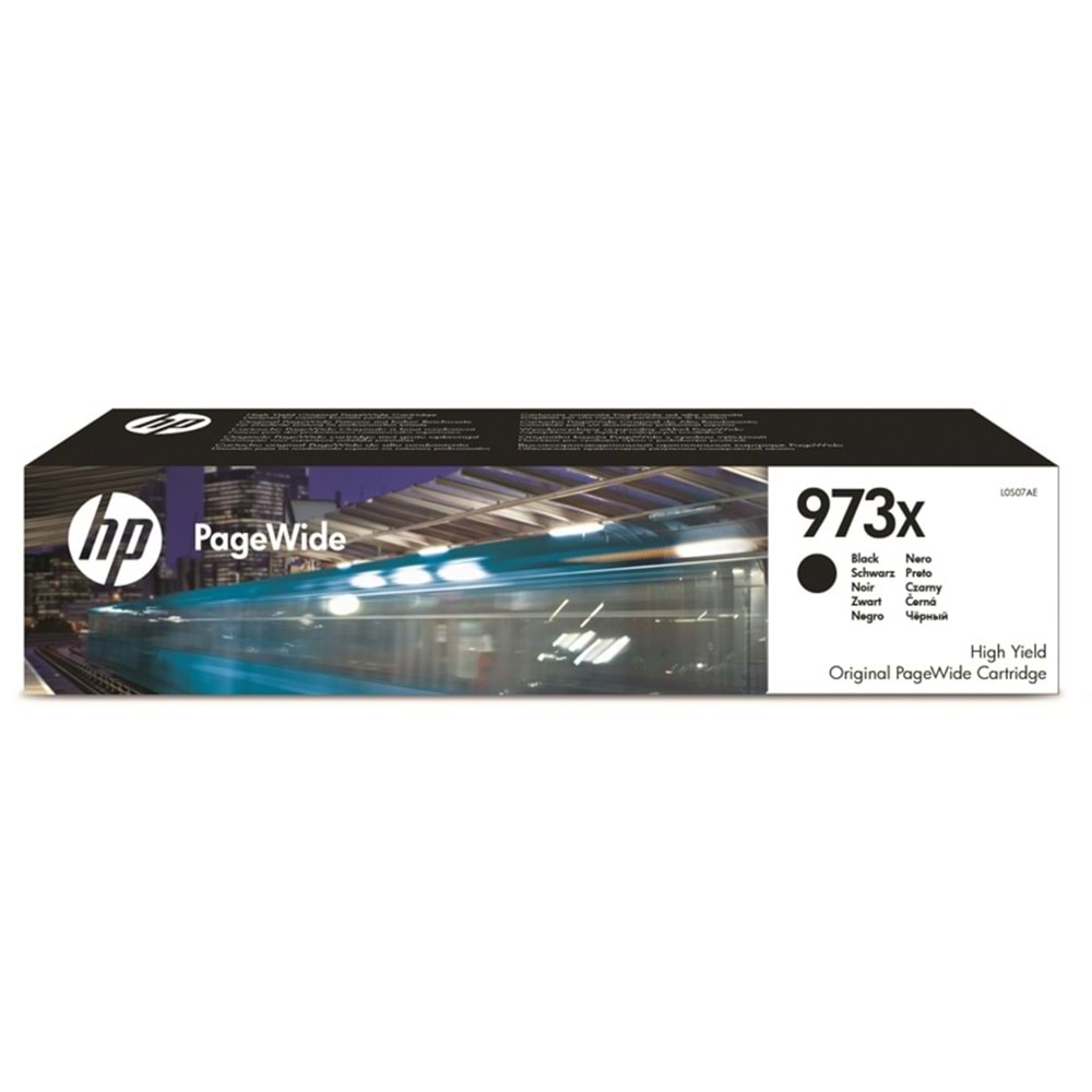 HP L0S07AE (973X) PRO 452/477 SİYAH KARTUŞ ORJİNAL 10.000 SAYFA