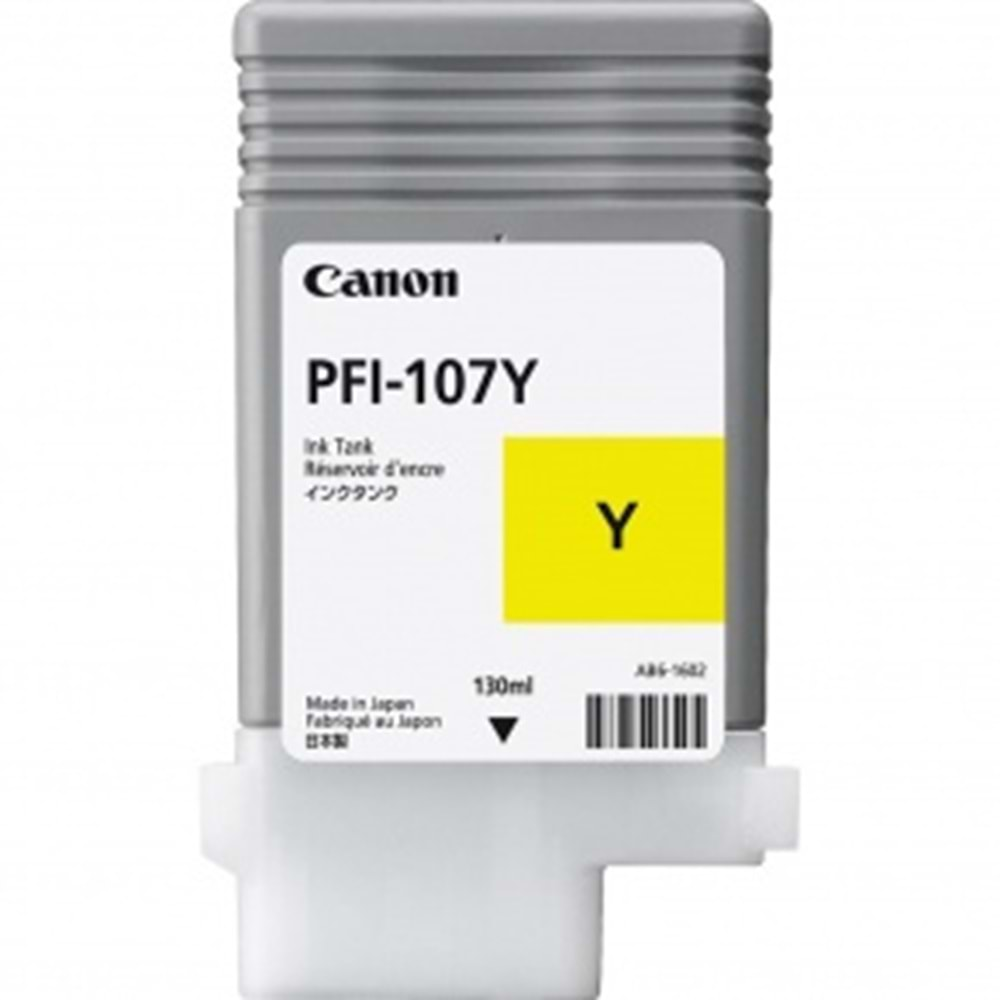 CANON PFI-107Y IPF-670/680/685/770/780/785 SARI KARTUŞ ORJİNAL 130 ML 6708B001