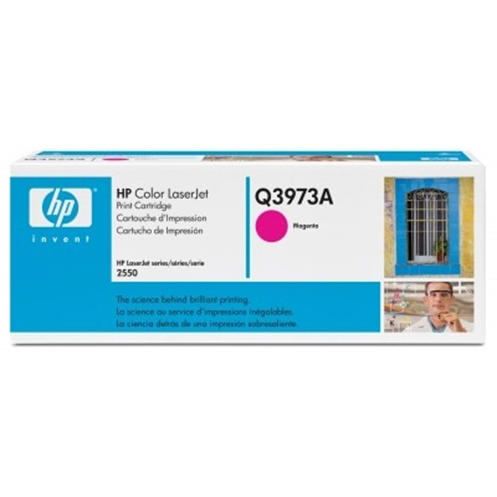 HP Q3973A (123A) 2550/2820/2840 KIRMIZI TONER ORJİNAL 2.000 SAYFA