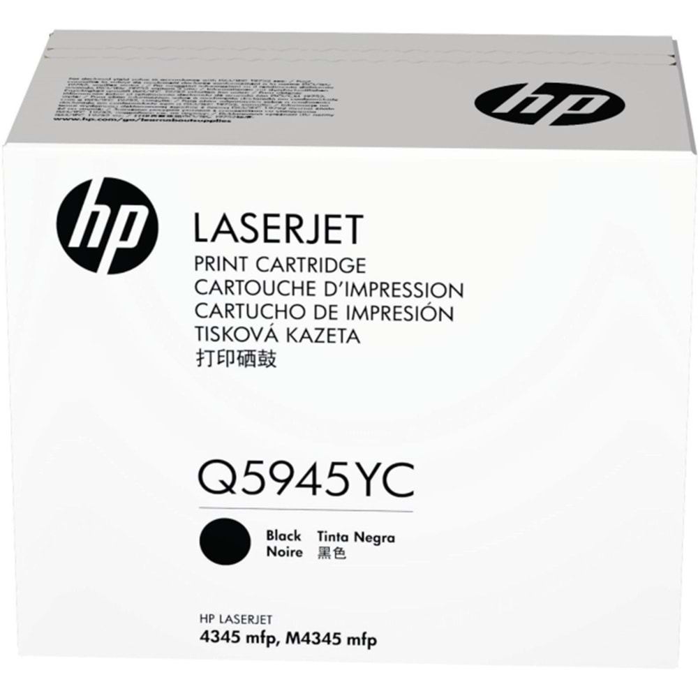 HP Q5945YC (45A) M4345 SİYAH TONER ORJİNAL 23.000 SAYFA