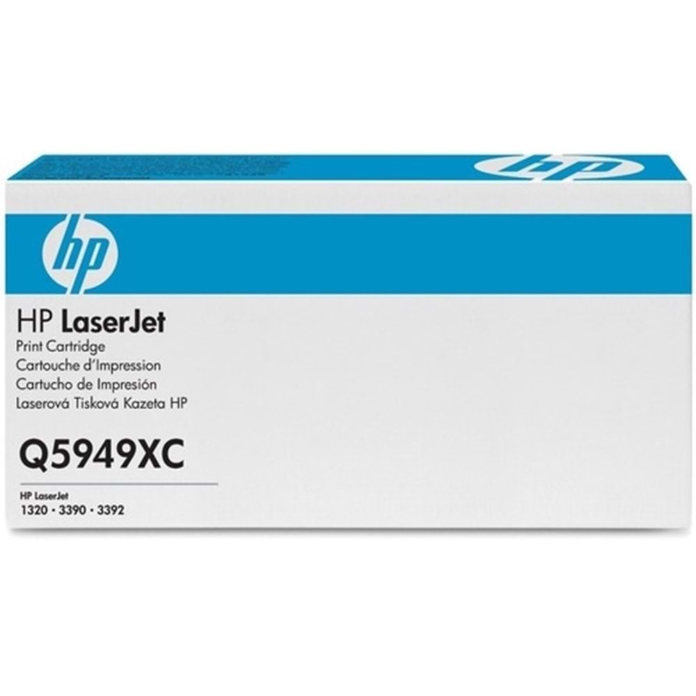 HP Q5949XC (49X) 1320/3390 TAAHHÜTLÜ SİYAH TONER ORJİNAL 6.000 SAYFA