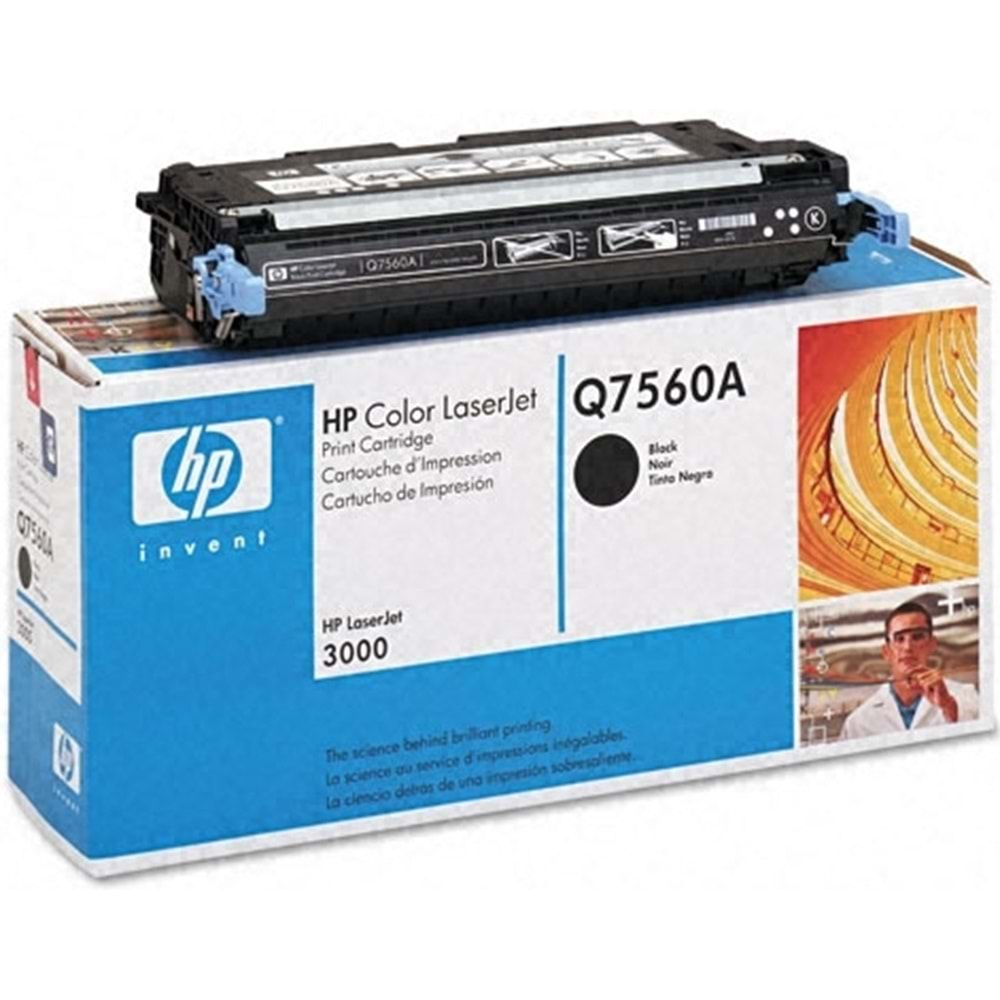 HP Q7560A (314A) 2700/3000 SİYAH TONER ORJİNAL 6.000 SAYFA