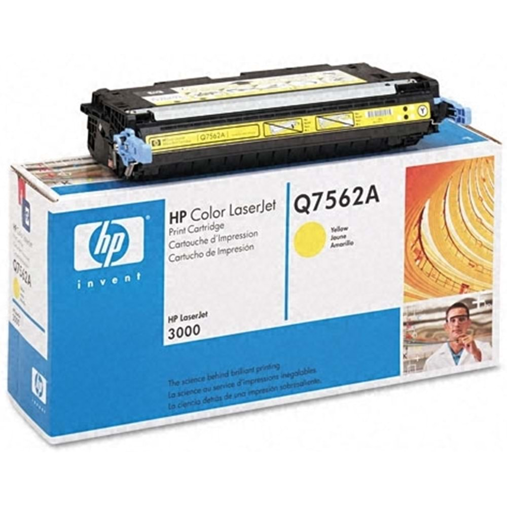 HP Q7562A (314A) 2700/3000 SARI TONER ORJİNAL 4.000 SAYFA