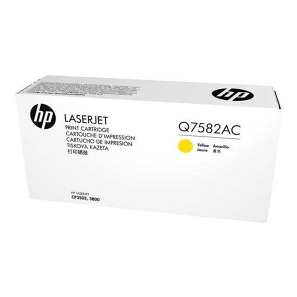 HP Q7582AC (503A) 3800 SARI TONER ORJİNAL 6.000 SAYFA