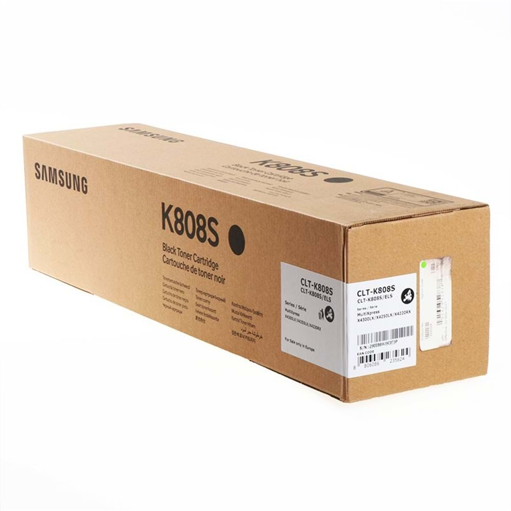 SAMSUNG CLT-K808S SL-X4220/4250/4300 SİYAH TONER ORJİNAL 23.000 SAYFA SS600A