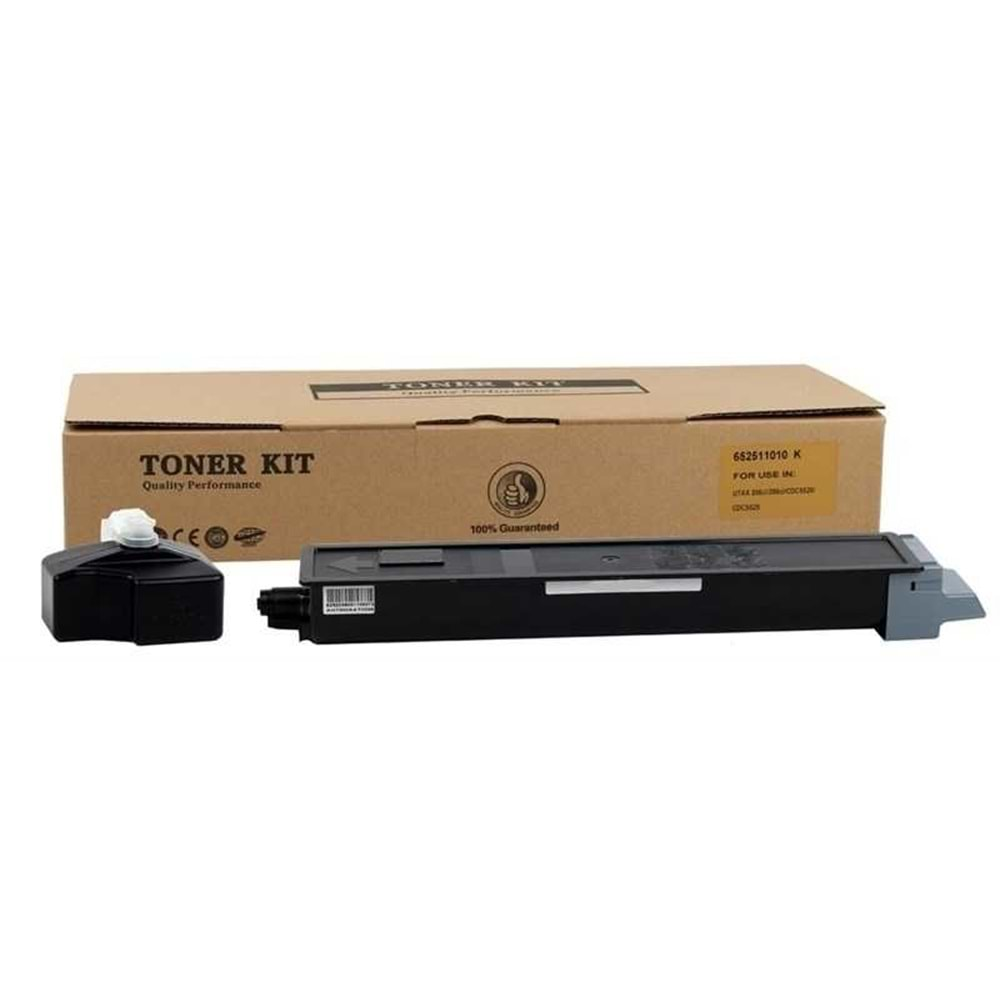 UTAX CDC-5520 CDC-5525-206Cİ-256Cİ T.A.6520 SİYAH TONER MUADİL 12.000 SAYFA 652511010