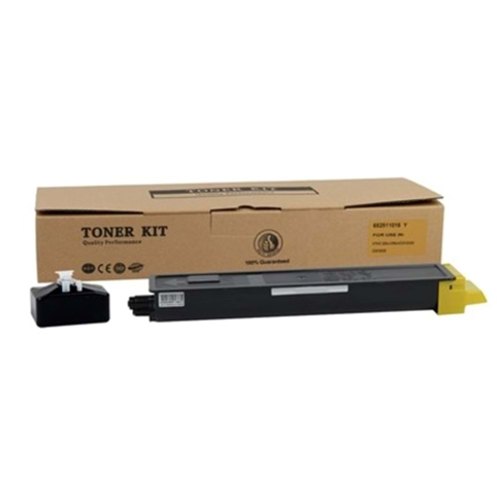 UTAX CDC-5520 CDC-5525-206Cİ-256Cİ T.A.6520 SARI TONER MUADİL 6.000 SAYFA 652511016