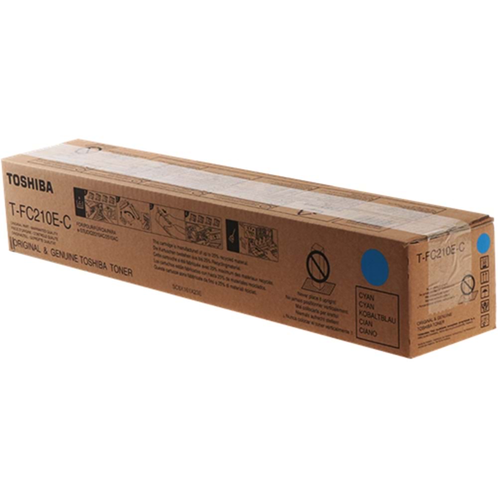 TOSHIBA T-FC210EC 2010AC/2510AC/ 6AJ00000159 MAVİ TONER ORJİNAL