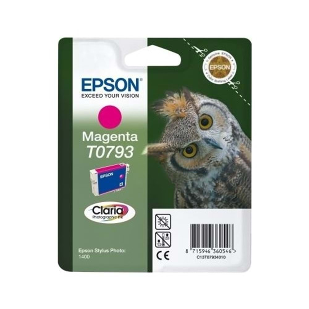 EPSON T079340 STYLS PHOTO P50/PX650/660/700/710/810/1400 KIRMIZI KARTUŞ ORJİNAL 470 SAYFA