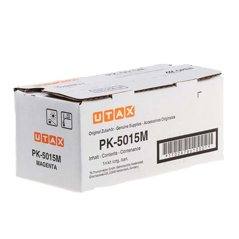 UTAX PK-5015M P-C2566/P-C2650/P-C2655 KIRMIZI TONER ORJİNAL 3.000 SAYFA 1T02R7BUT0