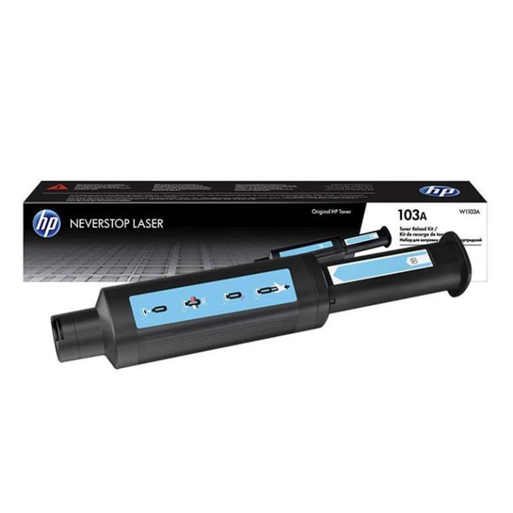 HP W1103A (103A) 1000A/1000W/1200A/1200W SİYAH TONER ORJİNAL 2.500 SAYFA