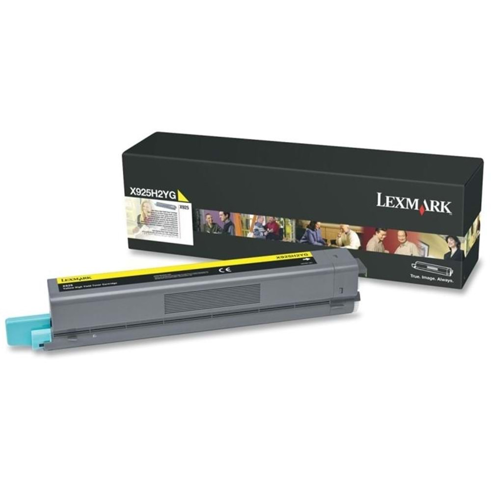 LEXMARK X925H2YG X925de SARI TONER ORJİNAL 7.500 SAYFA