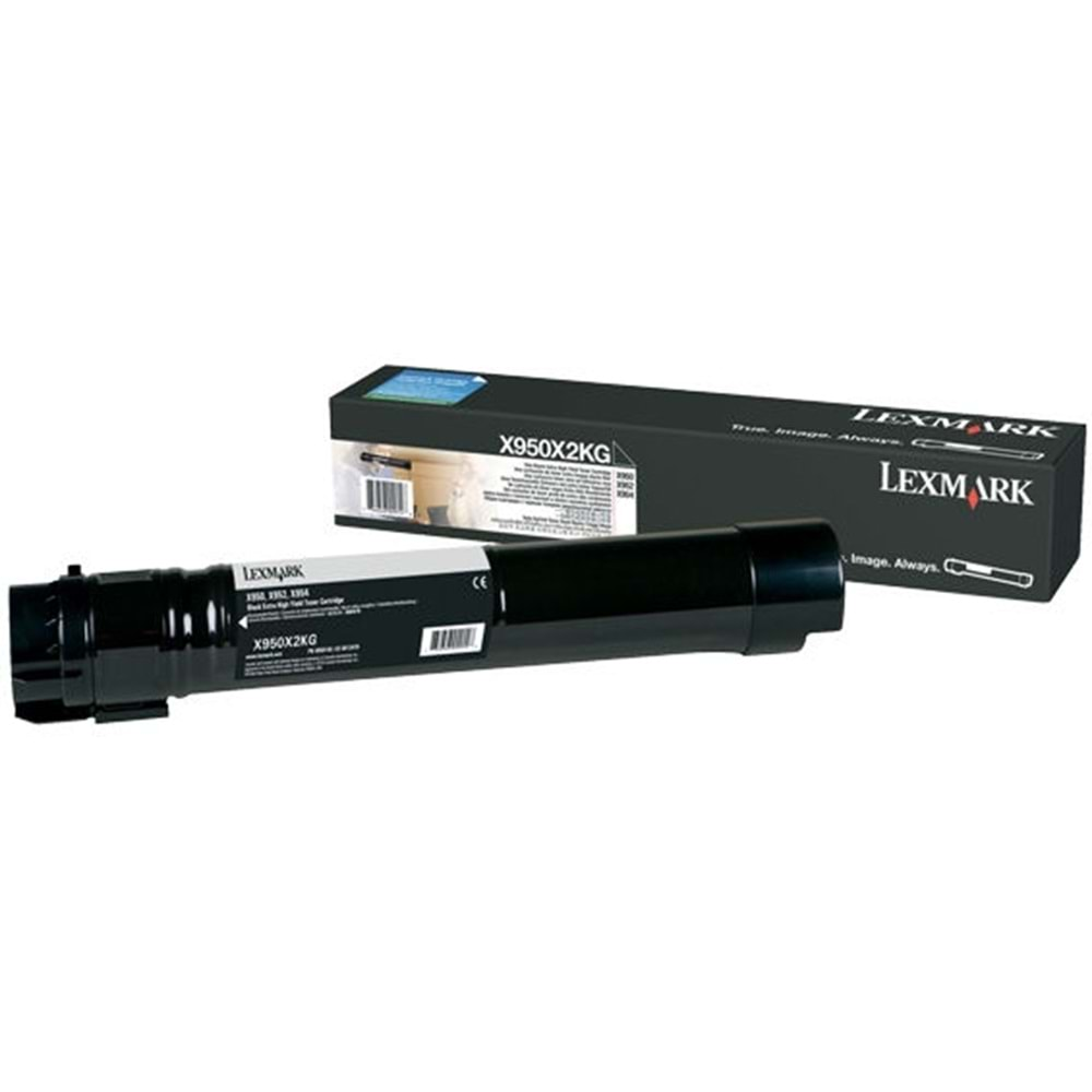 LEXMARK X950X2KG X950/X952/X954 SİYAH TONER 32.000 SAYFA