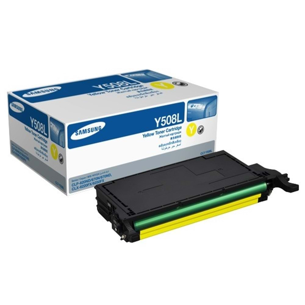 SAMSUNG Y508L CLP-620ND/670N/CLX6220F/6250 SARI TONER ORJİNAL 4K