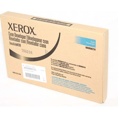 XEROX 005R00731 COLOR 550/560/570/ DC700/770/ WC7965/7975 MAVİ DEVELOPER ORJİNAL 100.000 SAYFA