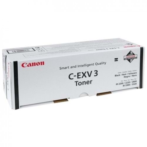 CANON C-EXV-3 IR-2200/2220/2800/3300 TONER SİYAH ORJİNAL 15.000 SAYFA 6647A002