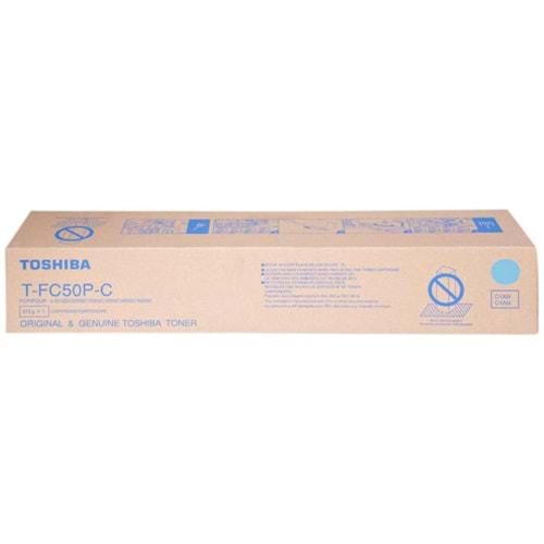 TOSHIBA T-FC50P-C E-STD. 2555C/3055C/3555C/4555C MAVİ TONER ORJİNAL 33.600 SAYFA