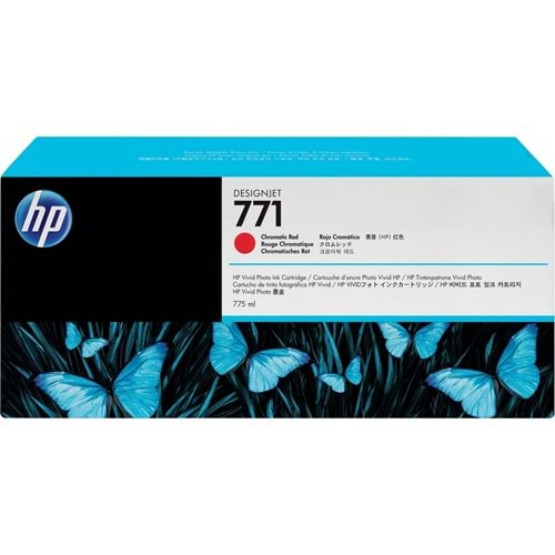 HP B6Y08A (771C) Z6200/6600 KROMATIK KIRMIZI 775ML KARTUŞ ORJİNAL