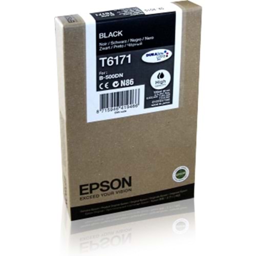 EPSON C13T617100 B500/510DN SİYAH KARTUŞ ORJİNAL 4.000 SAYFA