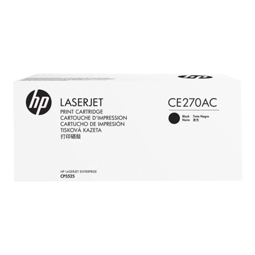 HP CE270AC (650A) CP5525/M750 SİYAH TONER ORJİNAL 13.500 SAYFA