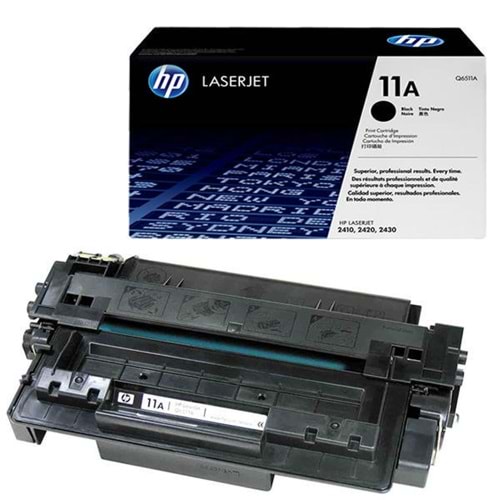 HP Q6511A (11A) 2420/2430 SİYAH TONER ORJİNAL 6.000 SAYFA