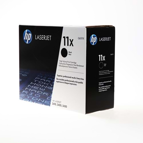 HP Q6511X (11X) LASERJET 2420/2430 SİYAH TONER ORJİNAL 12.000 SAYFA